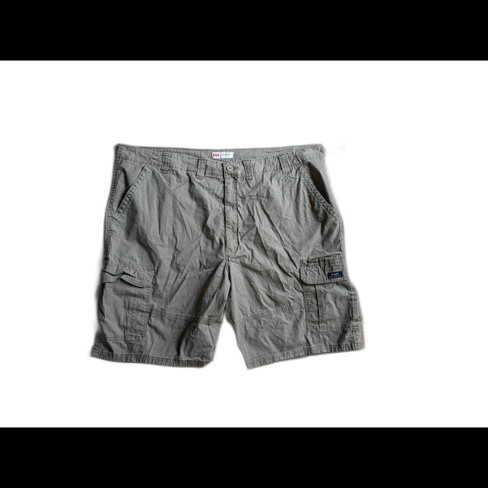 Wrangler Relaxed Fit Cargo Shorts Men's 48 Brown